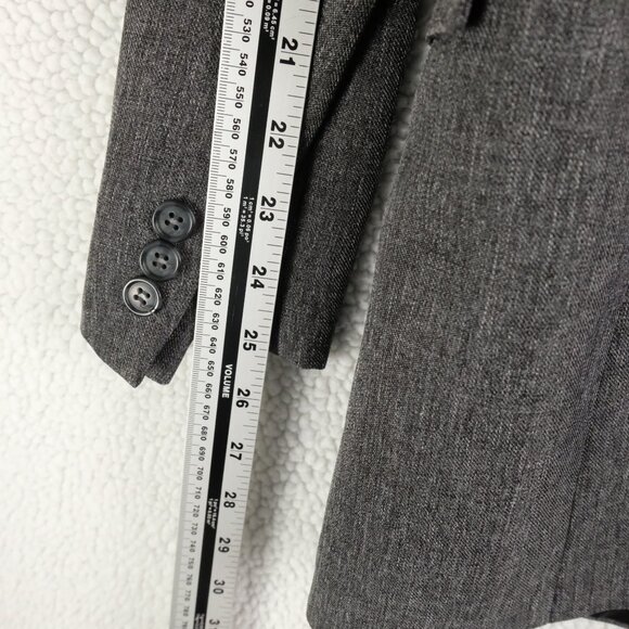 Circle S Blazer Mens 42R Gray Black Western Two Button Vented - Picture 11 of 14